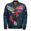 North Queensland Cowboys Bomber Jacket Custom For Die Hard Fan Australia Flag Scratch Style