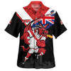 St. George Illawarra Dragons Hawaiian Shirt Custom For Die Hard Fan Australia Flag Scratch Style