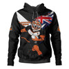 Wests Tigers Hoodie Custom For Die Hard Fan Australia Flag Scratch Style