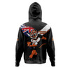 Wests Tigers Hoodie Custom For Die Hard Fan Australia Flag Scratch Style