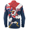 Sydney Roosters Long Sleeve Shirt Custom For Die Hard Fan Australia Flag Scratch Style