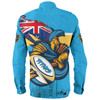 Gold Coast Titans Long Sleeve Shirt Custom For Die Hard Fan Australia Flag Scratch Style