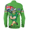 Canberra Raiders Long Sleeve Shirt Custom For Die Hard Fan Australia Flag Scratch Style