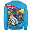 Gold Coast Titans Sweatshirt Custom For Die Hard Fan Australia Flag Scratch Style