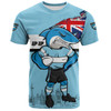 Cronulla-Sutherland Sharks T-Shirt Custom For Die Hard Fan Australia Flag Scratch Style