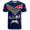 New Zealand Warriors T-Shirt Custom For Die Hard Fan Australia Flag Scratch Style
