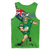 Canberra Raiders Men Singlet Custom For Die Hard Fan Australia Flag Scratch Style