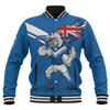 Canterbury-Bankstown Bulldogs Baseball Jacket Custom For Die Hard Fan Australia Flag Scratch Style