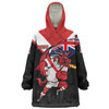 St. George Illawarra Dragons Snug Hoodie Custom For Die Hard Fan Australia Flag Scratch Style