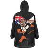 Wests Tigers Snug Hoodie Custom For Die Hard Fan Australia Flag Scratch Style