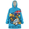 Gold Coast Titans Snug Hoodie Custom For Die Hard Fan Australia Flag Scratch Style