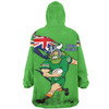 Canberra Raiders Snug Hoodie Custom For Die Hard Fan Australia Flag Scratch Style