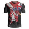 St. George Illawarra Dragons Rugby Jersey Custom For Die Hard Fan Australia Flag Scratch Style