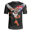 Wests Tigers Rugby Jersey Custom For Die Hard Fan Australia Flag Scratch Style