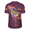 Queensland Maroons Rugby Jersey Custom For Die Hard Fan Australia Flag Scratch Style