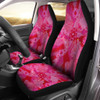 Custom Australia Car Seat Covers Aboriginal Dot Painting Pink(Black)