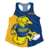 Parramatta Eels Women Racerback Singlet Custom Team Of Us Die Hard Fan Supporters