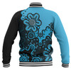 Australia Baseball Jacket Aboriginal Style Of Background Blue (Grey,Orange)