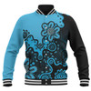 Australia Baseball Jacket Aboriginal Style Of Background Blue