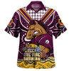 Brisbane Broncos Hawaiian Shirt Aboriginal Inspired Naidoc Week Custom For Die Hard Fan Supporters
