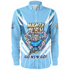 New South Wales Blues Long Sleeve Shirt Custom State Of Origin 2024 Passionate Fan Born To Win Ver 2