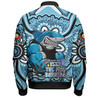 Cronulla-Sutherland Sharks Bomber Jacket Aboriginal Inspired Naidoc Week Custom For Die Hard Fan Supporters