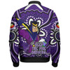 Melbourne Storm Bomber Jacket Aboriginal Inspired Naidoc Week Custom For Die Hard Fan Supporters