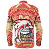 Redcliffe Dolphins Long Sleeve Shirt Aboriginal Inspired Naidoc Week Custom For Die Hard Fan Supporters