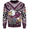 Manly Warringah Sea Eagles Sweatshirt Aboriginal Inspired Naidoc Week Custom For Die Hard Fan Supporters