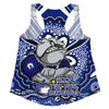 Canterbury-Bankstown Bulldogs Women Racerback Singlet Aboriginal Inspired Naidoc Week Custom For Die Hard Fan Supporters