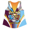 Queensland Maroons Women Racerback Singlet Custom State Of Origin 2024 Passionate Fan Born To Win QLD vs NSW