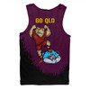 Queensland Maroons Men Singlet Custom State Of Origin 2024 Go Mighty QLD Maroons For Die Hard Fan Supporters