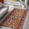 Australia Area Rug - Aboriginal Patterns Rug Australian Animals