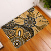 Australia Doormat Aboriginal Design Art Color Yellow