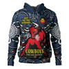 North Queensland Cowboys Hoodie Custom Naidoc Week 2024 Aboriginal Pattern And Torres Strait Islander Inspired