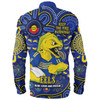 Parramatta Eels Long Sleeve Shirt Custom Naidoc Week 2024 Aboriginal Pattern And Torres Strait Islander Inspired