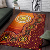 Australia Aboriginal Area Rug - Sunrise Aboriginal Art