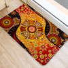 Australia Doormat Aboriginal Dot Painting Art Style
