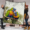 Australia Quilt Australia Rainbow Lorikeets Birds Art Inspired