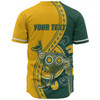 Australia Wallabies Baseball Shirt Custom Go Wallabies Aboriginal Inspired Jersey