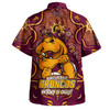 Queensland Maroons Hawaiian Shirt Aboriginal Pattern Inspired Victory Is Ours