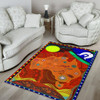 Australia Area Rug - Australia Map Aboriginal Patterns