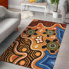 Australia Aboriginal Area Rug - Indigenous Art Patterns Ver04