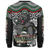 Penrith Panthers Sweatshirt Aboriginal Inspired Tough Fan Rugby For Life