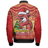 Redcliffe Dolphins Bomber Jacket Aussie Ugly Christmas For Die Hard Fan Supporters