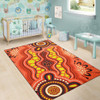 Australia Aboriginal Area Rug - Aboriginal Dot Art Painting Ver 15