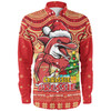 Redcliffe Dolphins Long Sleeve Shirt Aussie Ugly Christmas For Die Hard Fan Supporters