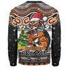 Wests Tigers Sweatshirt Aussie Ugly Christmas For Die Hard Fan Supporters