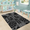 Australia Aboriginal Area Rug (White) - Torres and Turtle