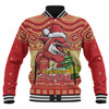 Redcliffe Dolphins Baseball Jacket Aussie Ugly Christmas For Die Hard Fan Supporters